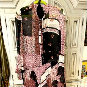 The Kooples Handkerchief Hem Dress